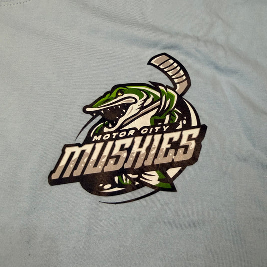 Motor City Muskies Baby Blue T-Shirt