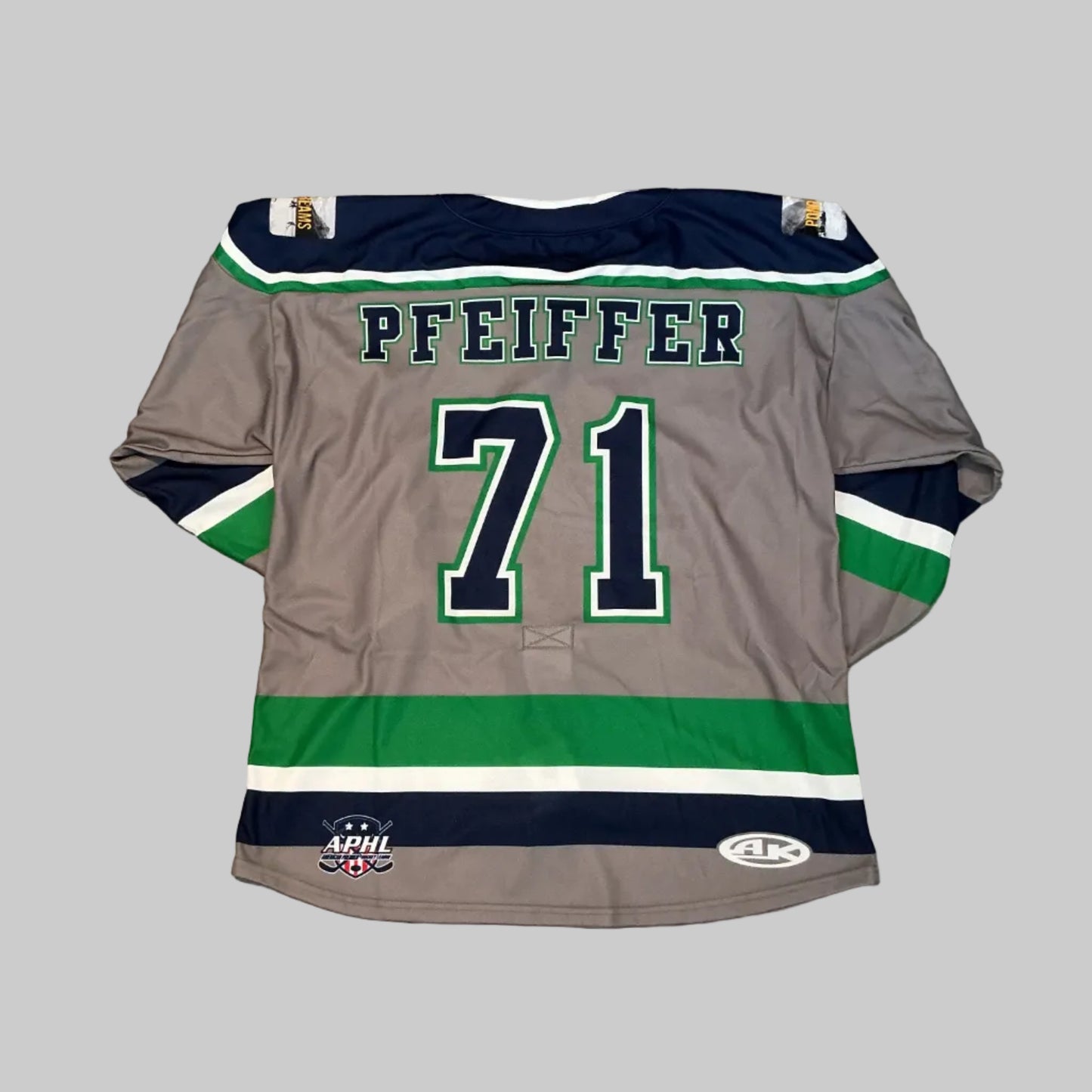 Motor City Muskies Game Used #71 Pfeiffer Jersey