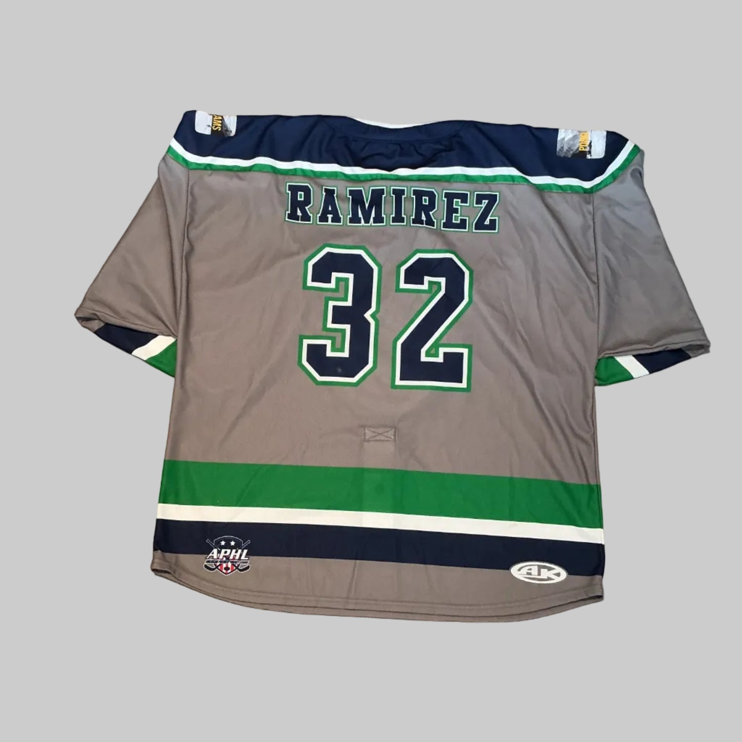 Motor City Muskies Game Used #32 Ramirez Jersey