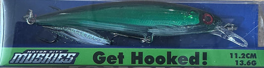 Motor City Muskies Green Ghost Fishing Lure