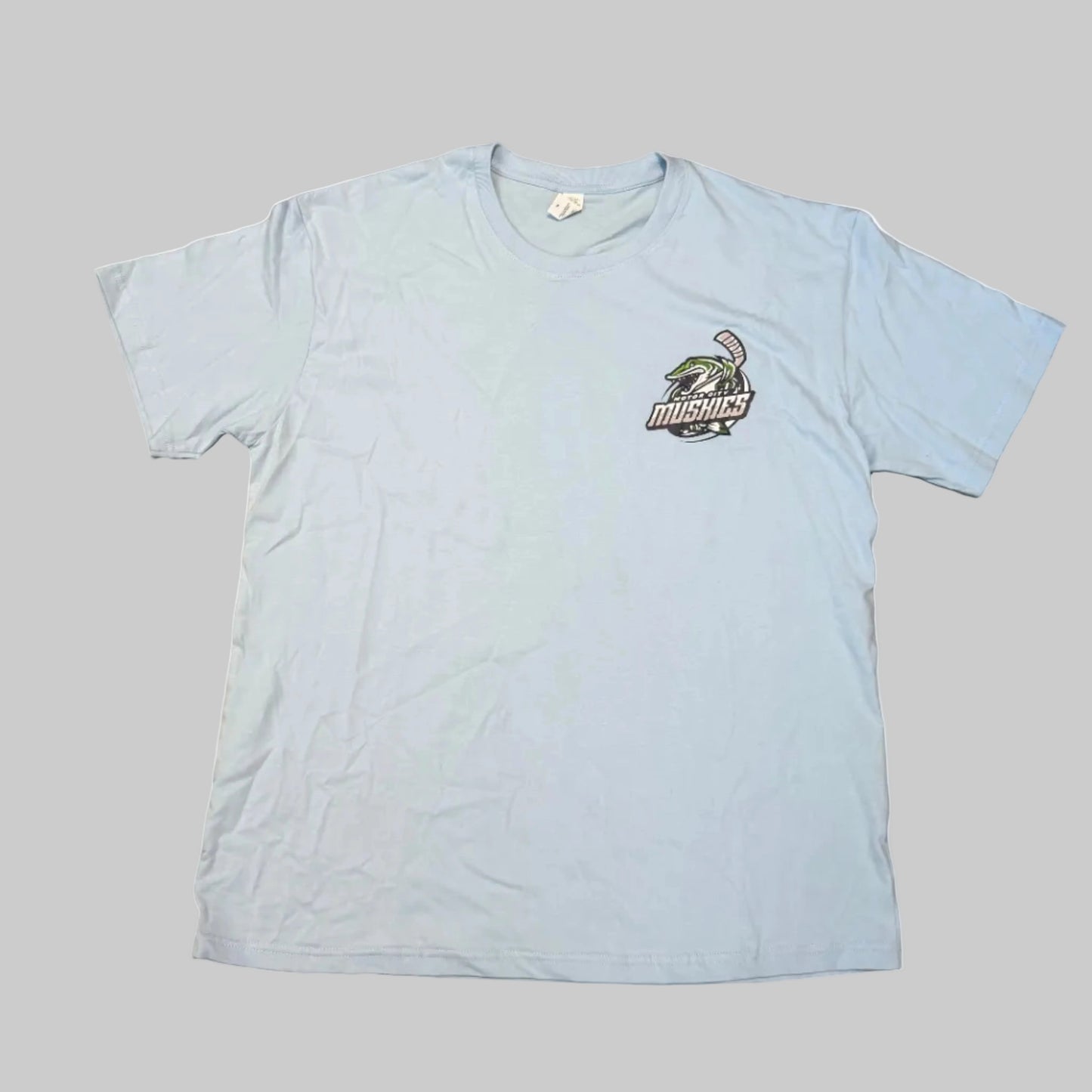 Motor City Muskies Baby Blue T-Shirt