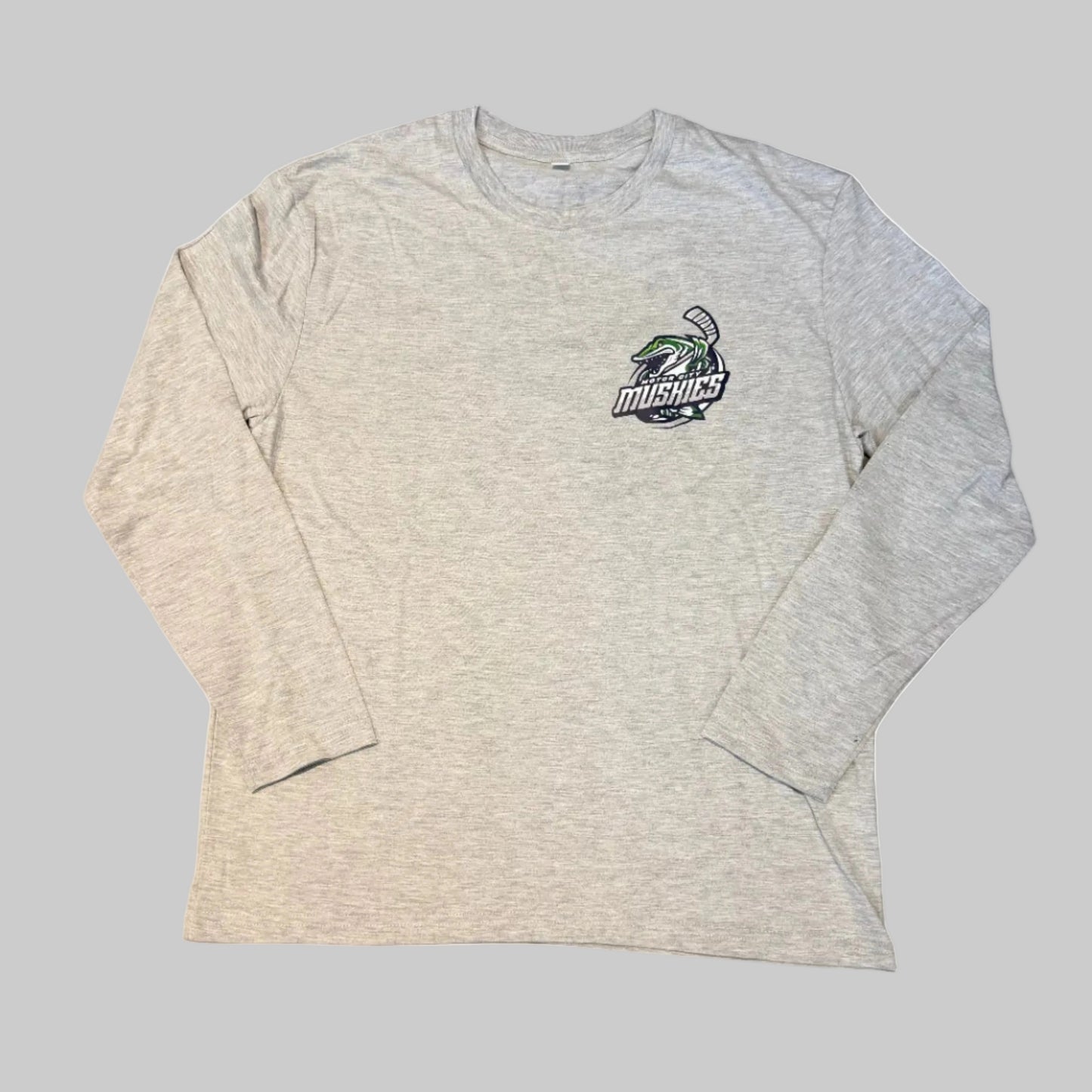 Motor City Muskies Gray Long-Sleeve