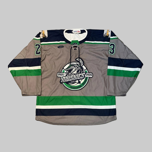 Motor City Muskies Game Used #23 Statham Jersey