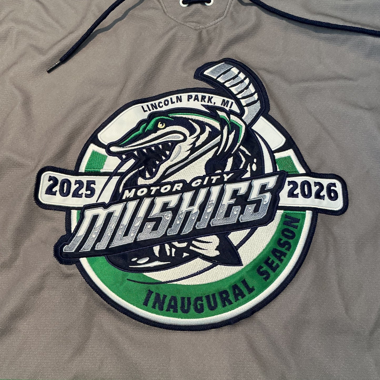 Motor City Muskies Game Used #23 Statham Jersey