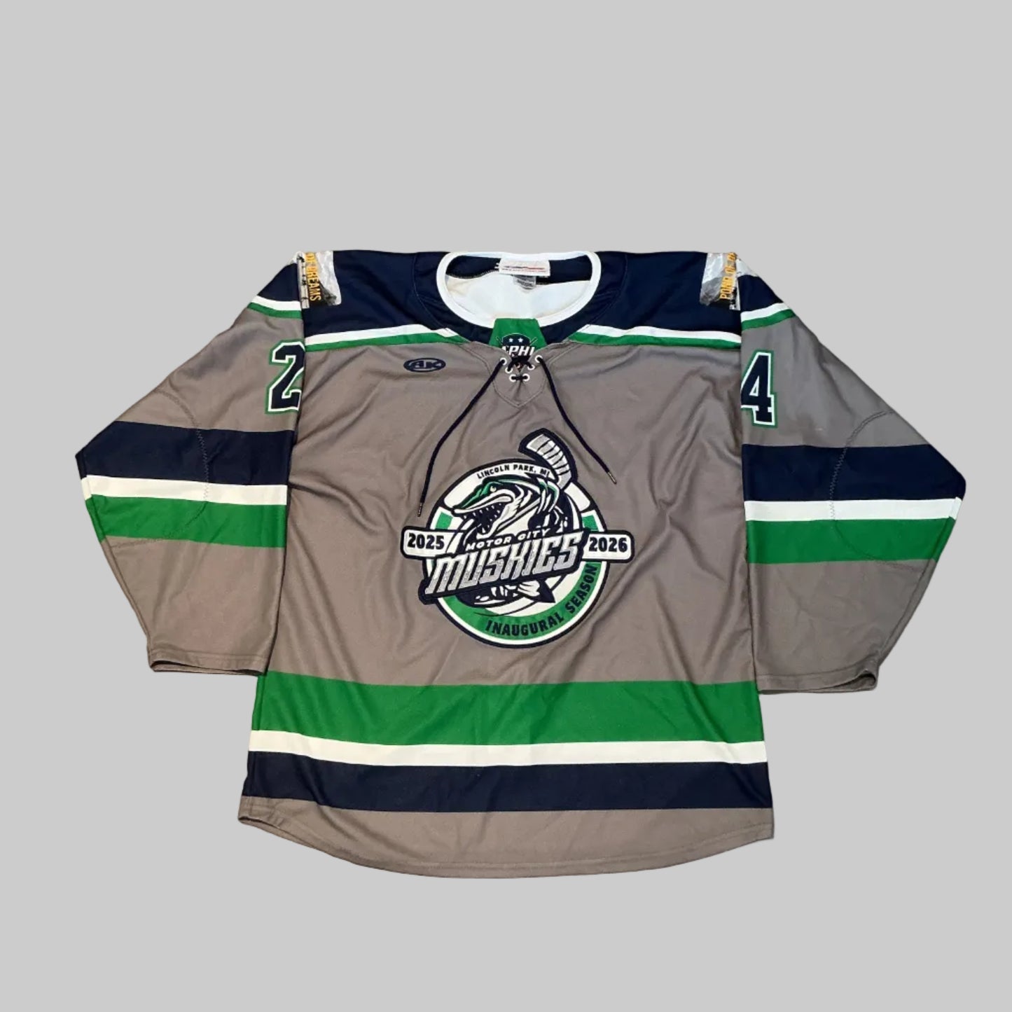 Motor City Muskies Game Used #24 Cole Jersey
