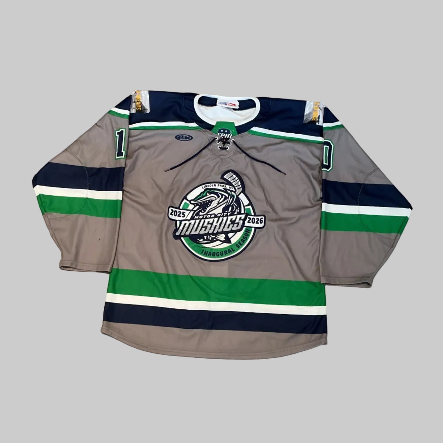 Motor City Muskies Game Used #10 Amin Jersey