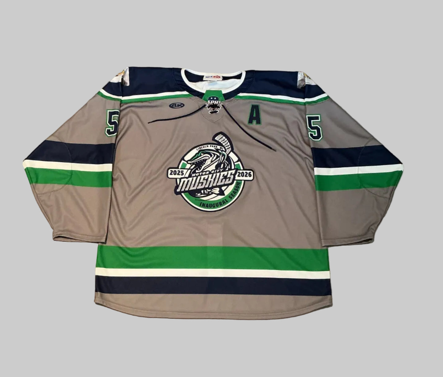 Motor City Muskies Player Issued #55 Eshleman Jersey