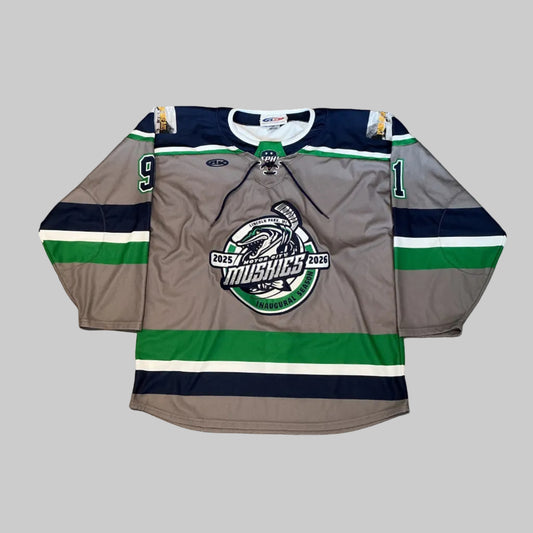 Motor City Muskies Game Worn #91 Casley Jersey