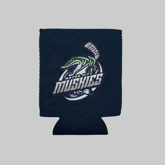 Motor City Muskies Navy Koozie