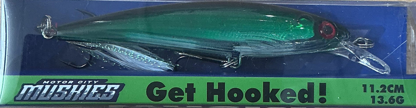 Motor City Muskies Green Ghost Fishing Lure